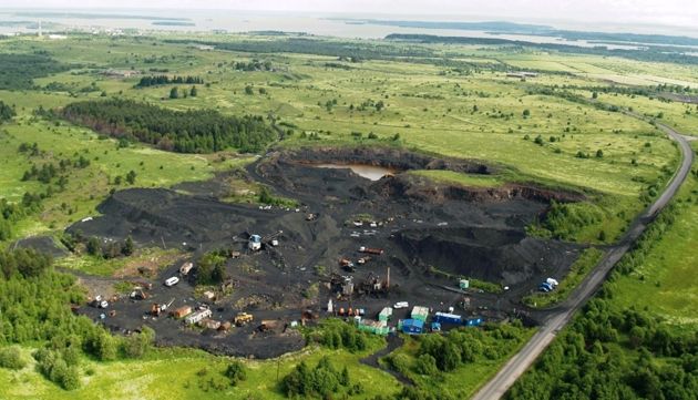 Miniera di Shungite in Russia